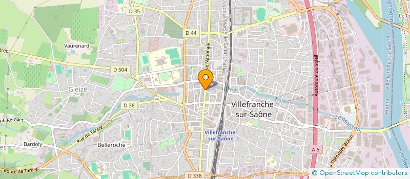 localisation de l'entreprise MACONNERIE KAYA à VILLEFRANCHE-SUR-SAONE