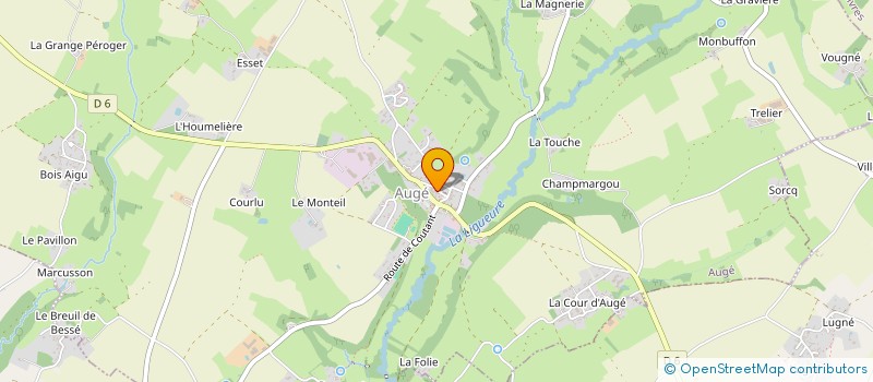 localisation de l'entreprise MACONNERIE LAFORGUE  AUGE