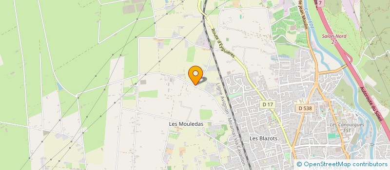 localisation de l'entreprise MACONNERIE LES PLATANES  SALON-DE-PROVENCE