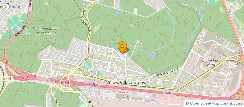 localisation de l'entreprise MACONNERIE LIVA à VELIZY-VILLACOUBLAY
