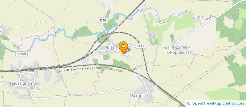 localisation de l'entreprise MACONNERIE LORENTZ  TROIS-FONTAINES-L'ABBAYE