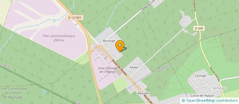 localisation de l'entreprise MACONNERIE MAISON HABITAT  ARSAC