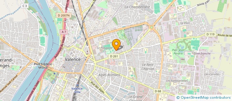 localisation de l'entreprise MACONNERIE MAKHAEV à VALENCE