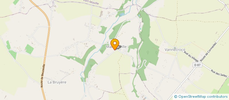 localisation de l'entreprise MACONNERIE MARTAINVILLAISE  MARTAINVILLE