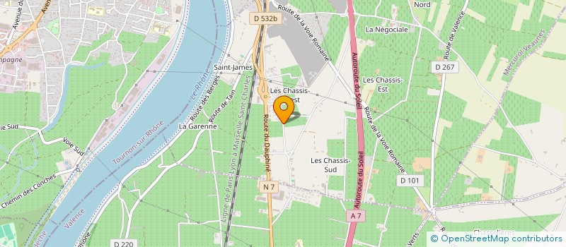 localisation de l'entreprise MACONNERIE MERCUROLAIZE  MERCUROL-VEAUNES