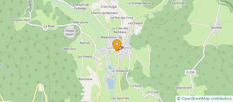 localisation de l'entreprise MACONNERIE MF  SAINT-ANTHEME