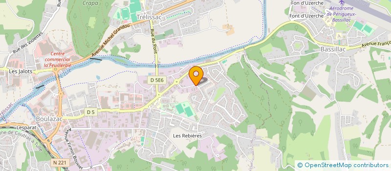 localisation de l'entreprise MACONNERIE MIQUEL 24  BOULAZAC ISLE MANOIRE