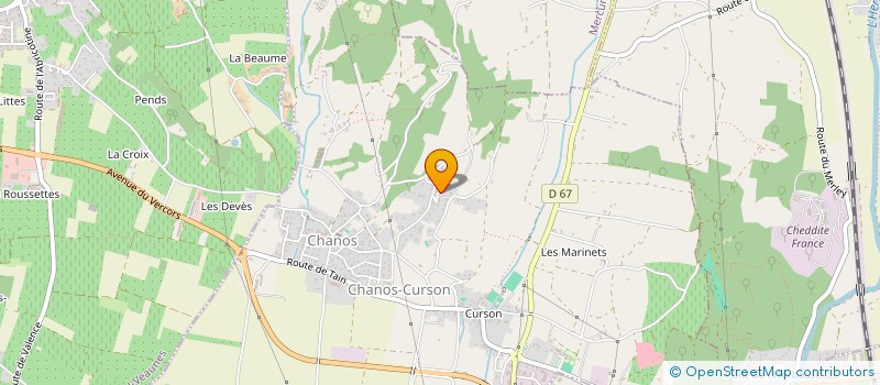 localisation de l'entreprise MACONNERIE MIRANDA SARL  CHANOS-CURSON