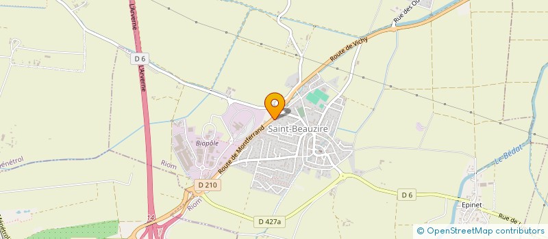 localisation de l'entreprise MACONNERIE MK à SAINT-BEAUZIRE