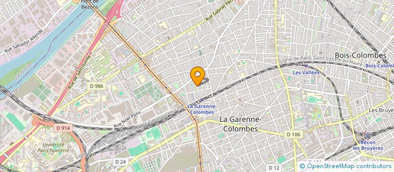localisation de l'entreprise MACONNERIE MODERNE à COLOMBES