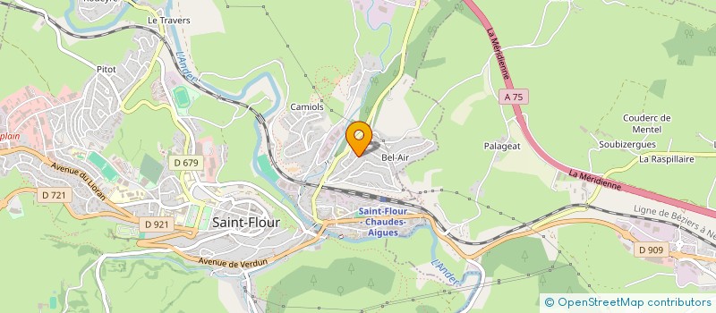 localisation de l'entreprise MACONNERIE MONOD à SAINT-FLOUR