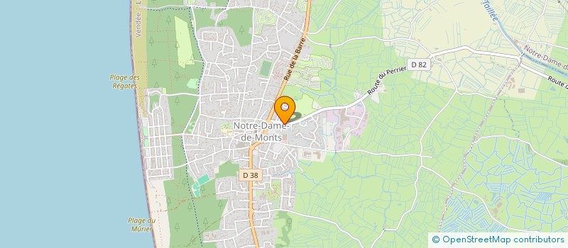 localisation de l'entreprise MACONNERIE MONTOISE  NOTRE-DAME-DE-MONTS