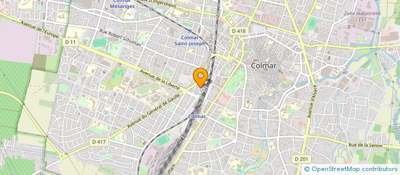 localisation de l'entreprise MACONNERIE PACIELLO FILS  COLMAR