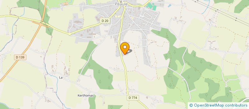 localisation de l'entreprise MACONNERIE PAUL JEAN-MARC  PEAULE