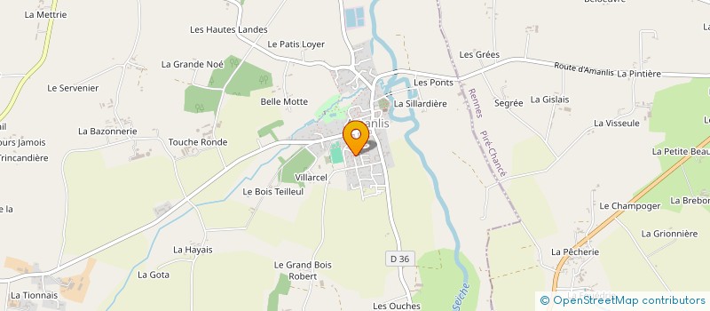 localisation de l'entreprise MACONNERIE PAYSAGERE ESNAULT  AMANLIS