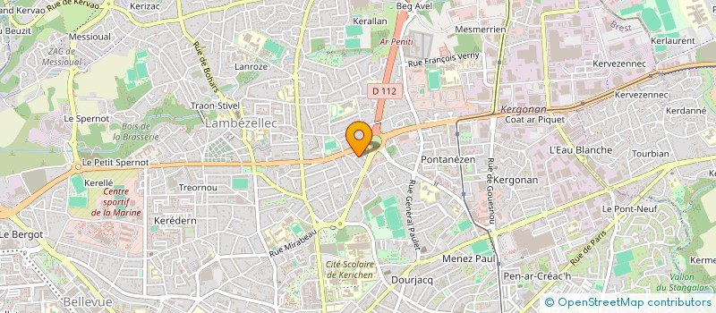 localisation de l'entreprise MACONNERIE PILAYROU à BREST