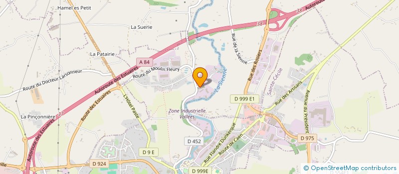 localisation de l'entreprise MACONNERIE POTEY ARNAUD  VILLEDIEU-LES-POELES-ROUFFIGNY