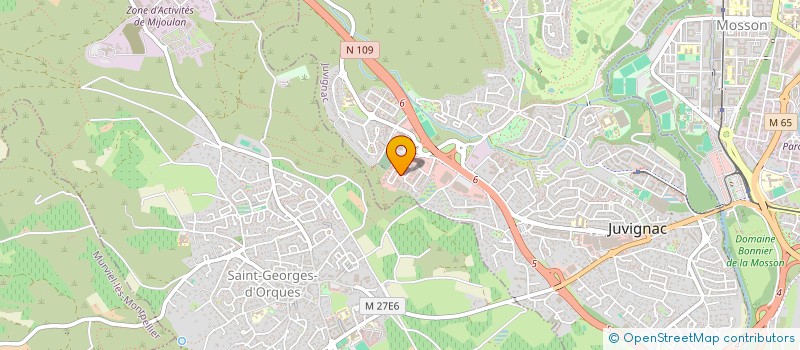 localisation de l'entreprise MACONNERIE RAFAEL  JUVIGNAC