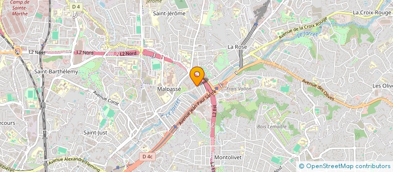 localisation de l'entreprise MACONNERIE RENOVATION 13 à MARSEILLE