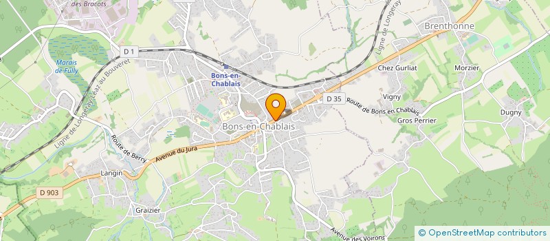 localisation de l'entreprise MACONNERIE RENOVATION DOS SANTOS  BONS-EN-CHABLAIS