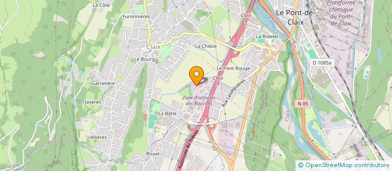 localisation de l'entreprise MACONNERIE - RENOVATION GOMES  CLAIX