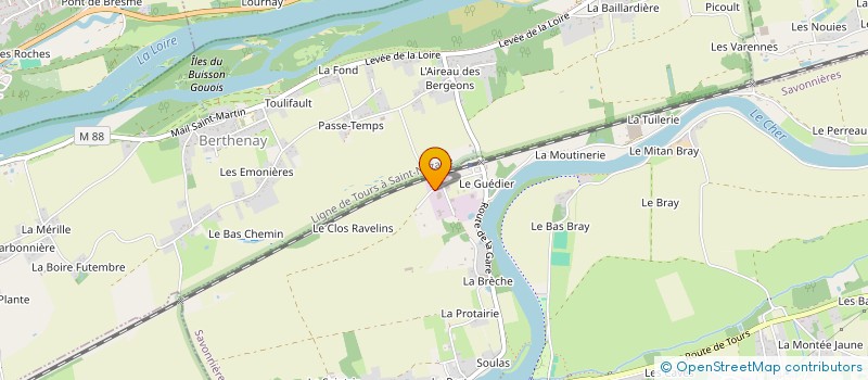 localisation de l'entreprise MACONNERIE RESTAURATION SAPONAIRIENNE  SAVONNIERES