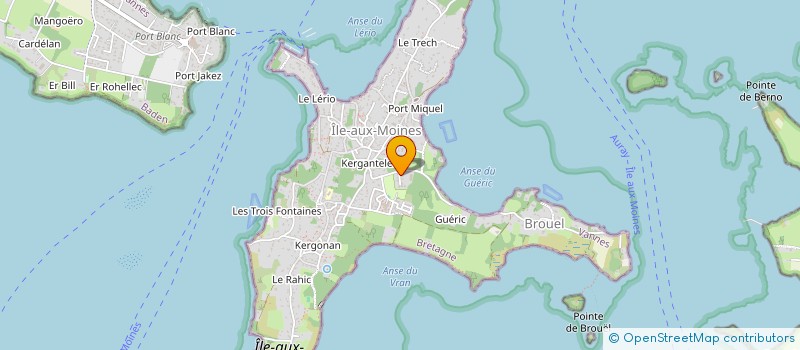 localisation de l'entreprise MACONNERIE ROBELET-TARD  ILE-AUX-MOINES