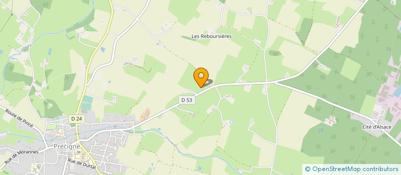 localisation de l'entreprise MACONNERIE SABOLIENNE  PRECIGNE