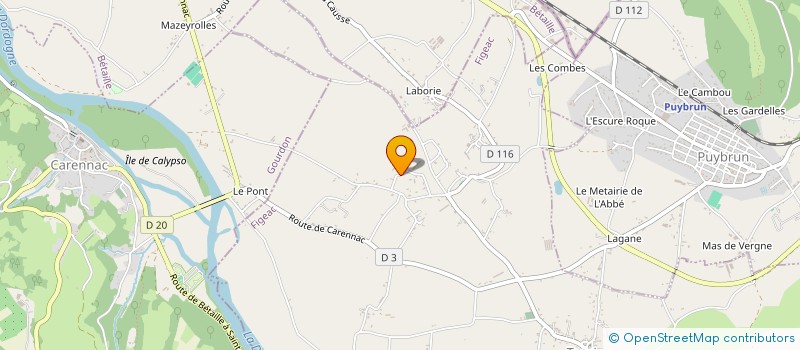 localisation de l'entreprise MACONNERIE SAGE MICHEL  TAURIAC