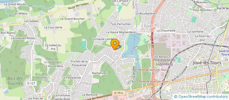 localisation de l'entreprise MACONNERIE SARCE ET SAM  BALLAN-MIRE