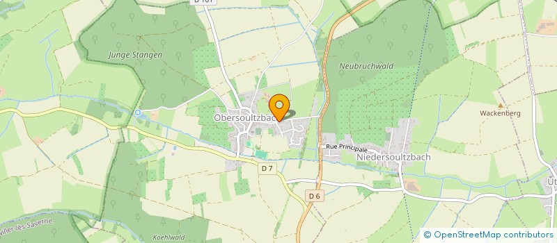 localisation de l'entreprise MACONNERIE SCHMITT  OBERSOULTZBACH