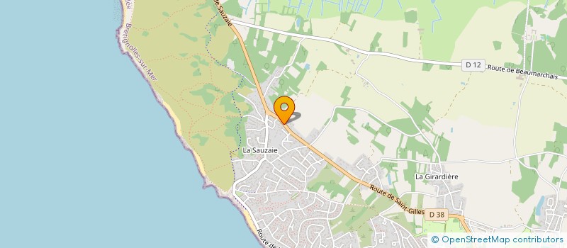 localisation de l'entreprise MACONNERIE TARAUD-AVRILLA à BRETIGNOLLES-SUR-MER