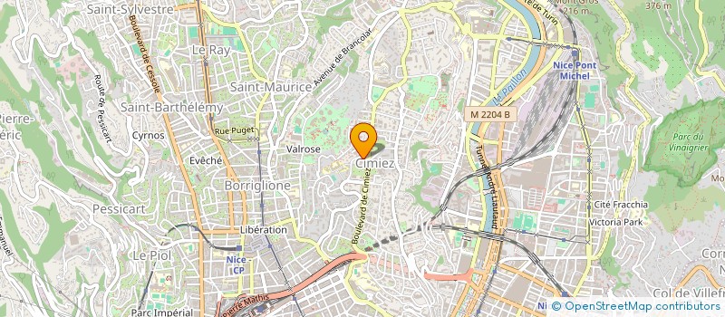 localisation de l'entreprise MACONNERIE TECHNIQUE CONSEIL ENTR.GNLE  NICE