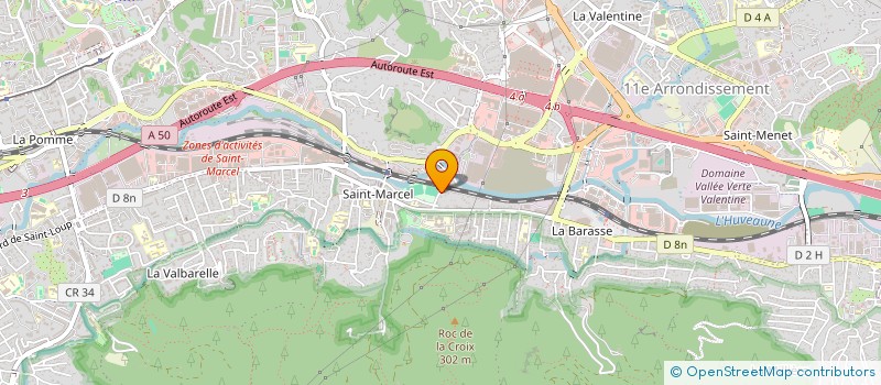 localisation de l'entreprise MACONNERIE TERRASSEMENT POSE PISCINES à MARSEILLE