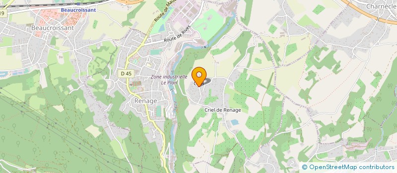 localisation de l'entreprise MACONNERIE TERRASSEMENT RENAGE à RENAGE