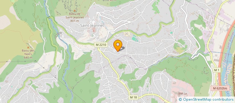 localisation de l'entreprise MACONNERIE TOMATIS  SAINT-JEANNET