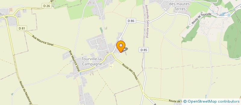 localisation de l'entreprise MACONNERIE TOURVILLAISE  TOURVILLE-LA-CAMPAGNE