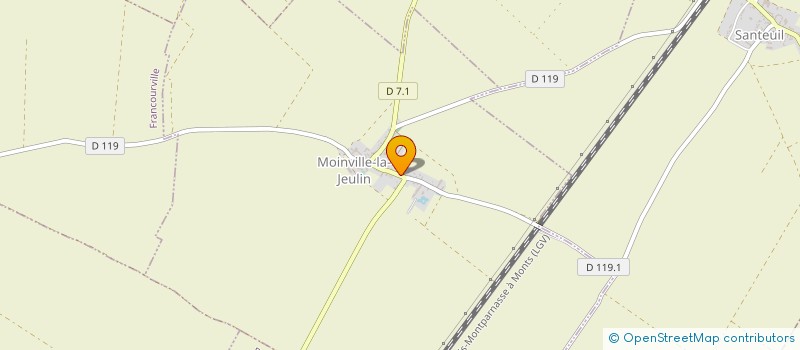 localisation de l'entreprise MACONNERIE TRAVAUX DIVERS LEROY à MAISONS