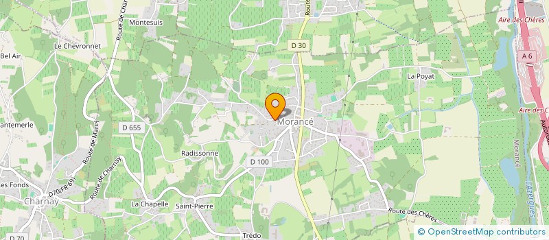 localisation de l'entreprise MACONNERIE VABRE  MORANCE