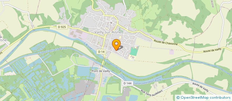 localisation de l'entreprise MACONNERIE VAILLYSIENNE à VAILLY-SUR-AISNE