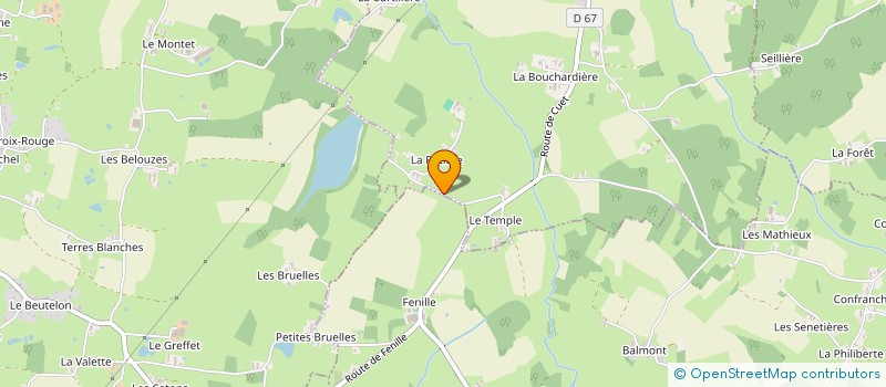 localisation de l'entreprise MACONNERIE VIVIET à MONTREVEL-EN-BRESSE