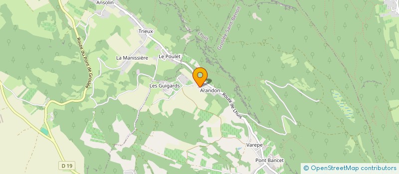 localisation de l'entreprise MACONNERIE VUILLEROD RENOVATION à GROSLEE-SAINT-BENOIT