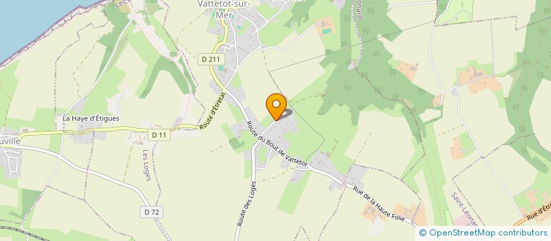 localisation de l'entreprise MACONNERIE YPORTAISE  VATTETOT-SUR-MER