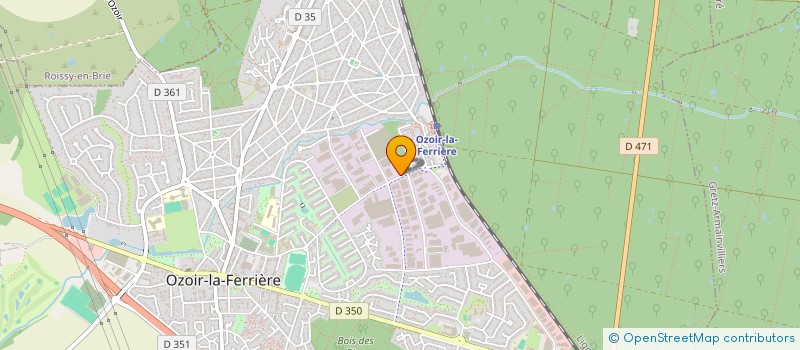 localisation de l'entreprise MACONNERIE ZILIOTTO à OZOIR-LA-FERRIERE