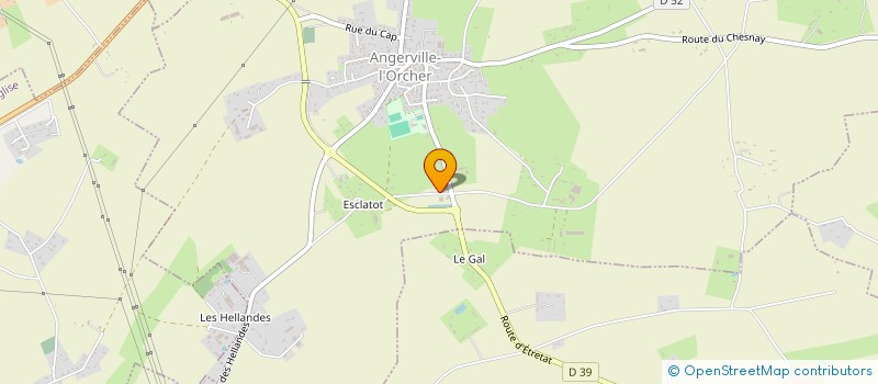 localisation de l'entreprise MACONNERIES ET FACADES DE NORMANDIE  ANGERVILLE-L'ORCHER