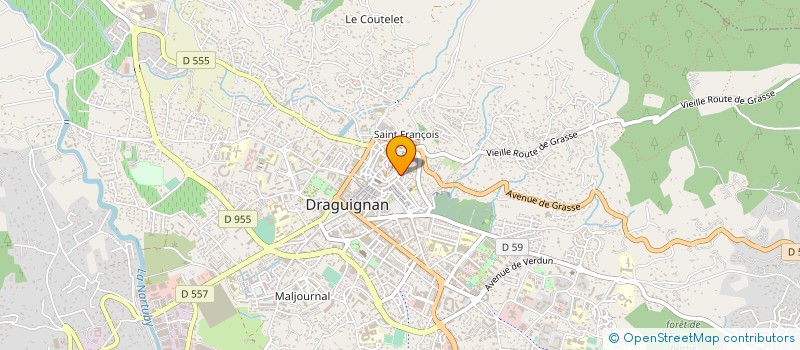 localisation de l'entreprise MACONS DU VAR à DRAGUIGNAN