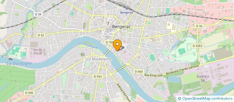 localisation de l'entreprise MACONSOL à BERGERAC