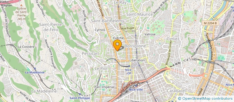 localisation de l'entreprise MACOP à NICE