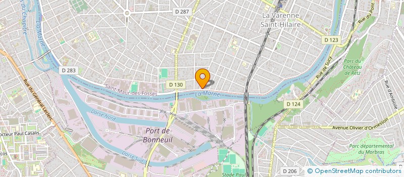 localisation de l'entreprise MACOPHI à SAINT-MAUR-DES-FOSSES