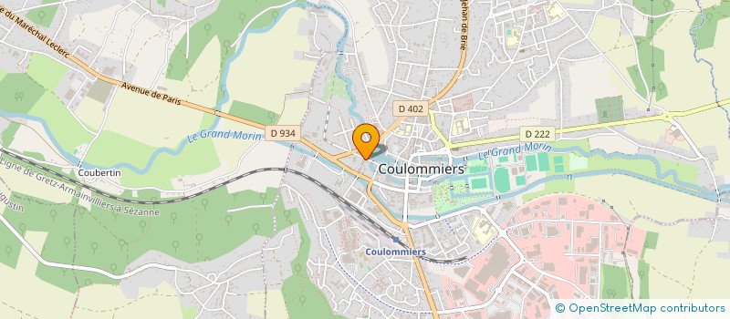 localisation de l'entreprise MACOR & MORIAME BATIMENT ASSOCIES à COULOMMIERS